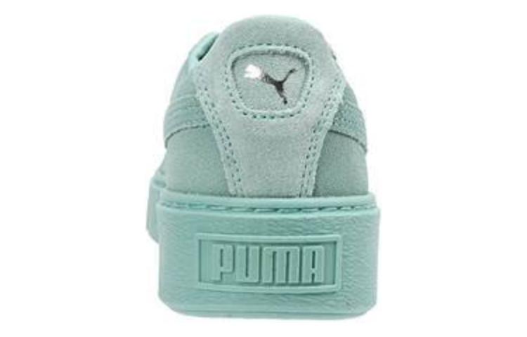 Women's Sneakers PUMA Basket Platform Reset 'Peppermint Green' Women's