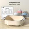 Plastic Double-Layer Vegetable & Fruit Drain Basket Set