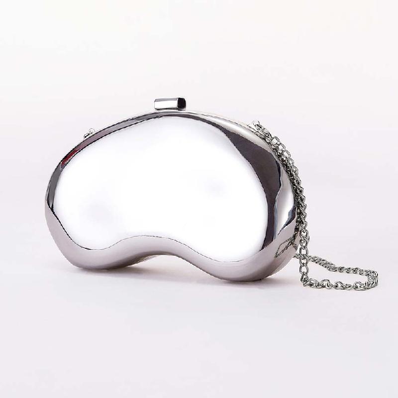 Crossbody Bags New Fashion Shoulder Clutch Evening Stainless Steel Elegant Party Wallets Woman Purse Hand Bag Luxury Designer