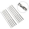 10 Stück HSS Spiralbohrer Set Rundschaft Schlagbohrer 2mm 3mm 3,5mm 4mm 5mm Bohrer Extra Lang 150mm Lochöffner Elektrowerkzeuge