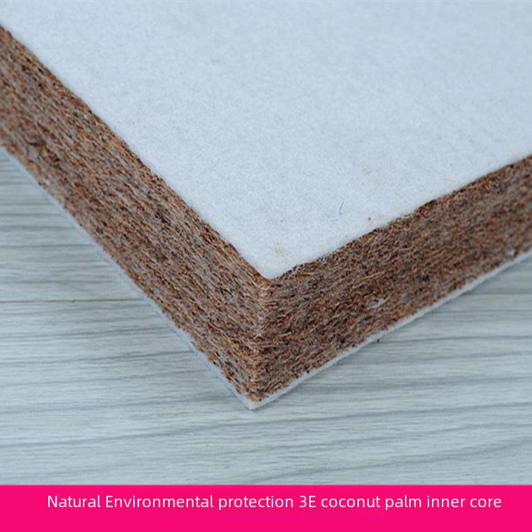 Saltea Eco-Friendly din Latex cu Fibră de Cocos pentru Bebeluși - Husa Detașabilă și Lavabilă pentru Nou-Născuți și Copii de Grădiniță