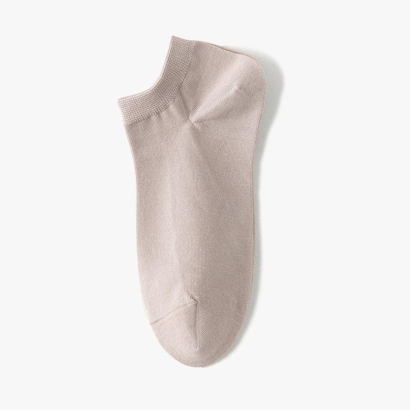 

Носки Мужские Короткие Носки Весенне-Осенние Модели из Хлопка Антизапах Пот Мужские Однотонные Короткие Низкие Спортивные Мелкие Мужские Носки-Следки 1 pair бежевый/серый