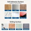 Paper Towel Holders Stainless Steel Roll Holder Paper Towels Self-Adhesive Under Cabinet for Kitchen Storage and Organization