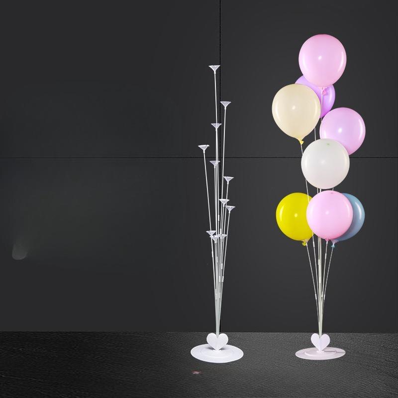 Transparent balloon support - Floor-standing balloon support, suitable for wedding, birthday and graduation ceremony decorations