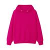 2026 Fall Winter Solid Color Hooded Sweatshirt Oversized Loose Fit Long Sleeve Pullover Women Streetwear Casual