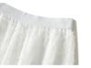 Women's Spring/Autumn 2024 Mesh Ruffle Midi Skirt, Socialite Long Slimming Cake Skirt 2210