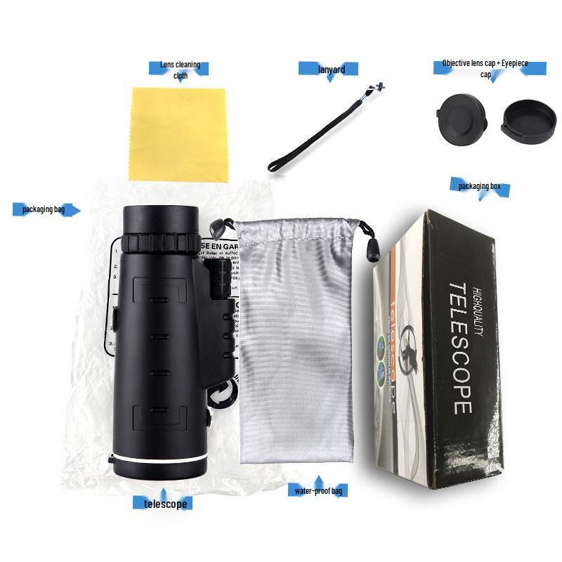 

Miflame 40x60 Monocular Telescope with Compass