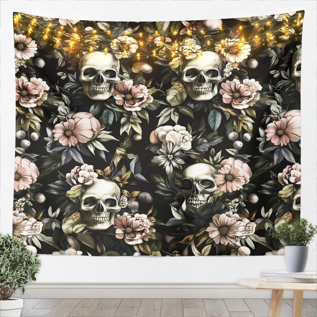 Happy Halloween Wall Art Medium Kids Spider Wall Hanging Blanket for Boys Girls Teens Cobweb Vintage Halloween Decor Spooky