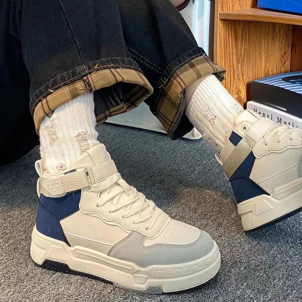 Casual Women's Shoes Autumn High-Top Shoes Women's New Summer Thick Bottom Little White Sneakers Women's Board Shoes