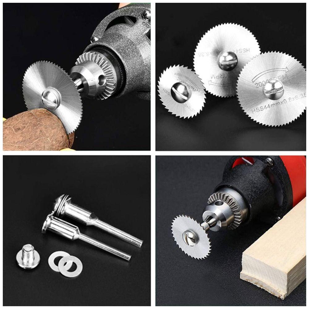 6-teiliges Mehrzweck-Kreissägeblatt-Set, klein, für elektrische Bohrmaschinen, Holzbearbeitung und elektrische Schleifmaschinen