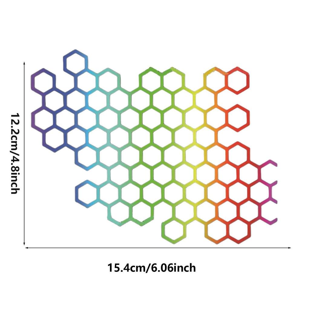 Motorcycle Honeycomb Decal, Foreign Trade Honeycomb Car Sticker Motorcycle Mini Car Sticker Personalized Honeycomb