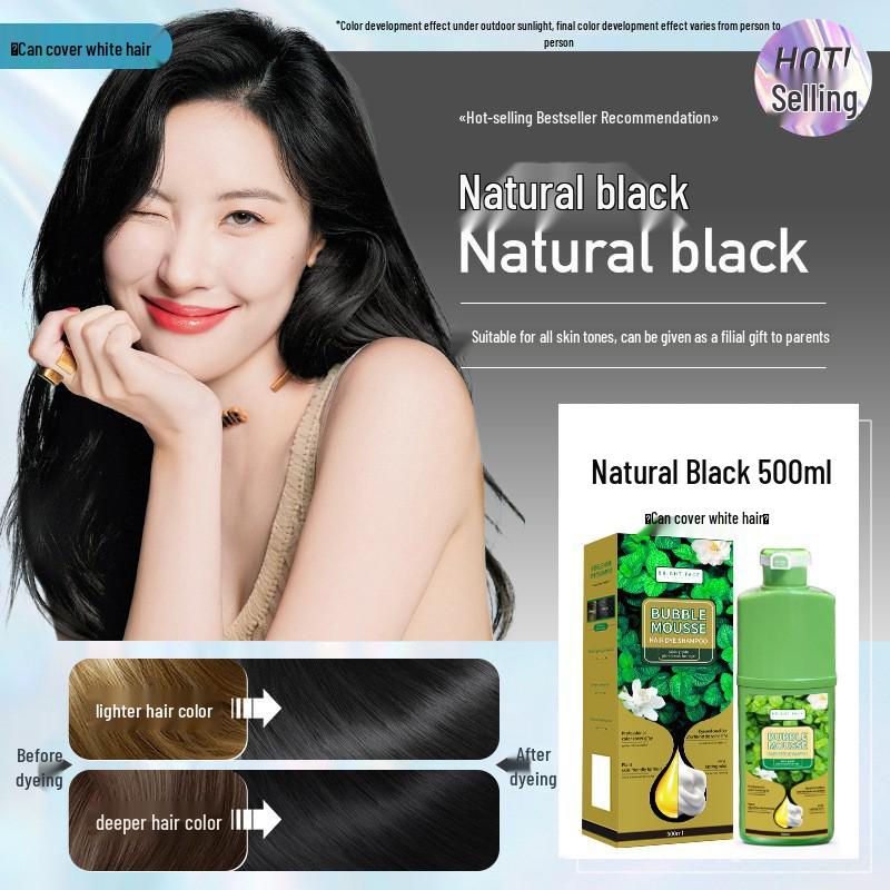 Bestseller TK: Schiuma Colorante per Capelli con Essenza di Pianta Verde