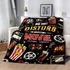 Movie Night Essentials Flannel Blanket-Soft and Suitable for Sofas,Beds,Offices,Travel,All Seasons,Great Gift for Holidays and Birthdays.