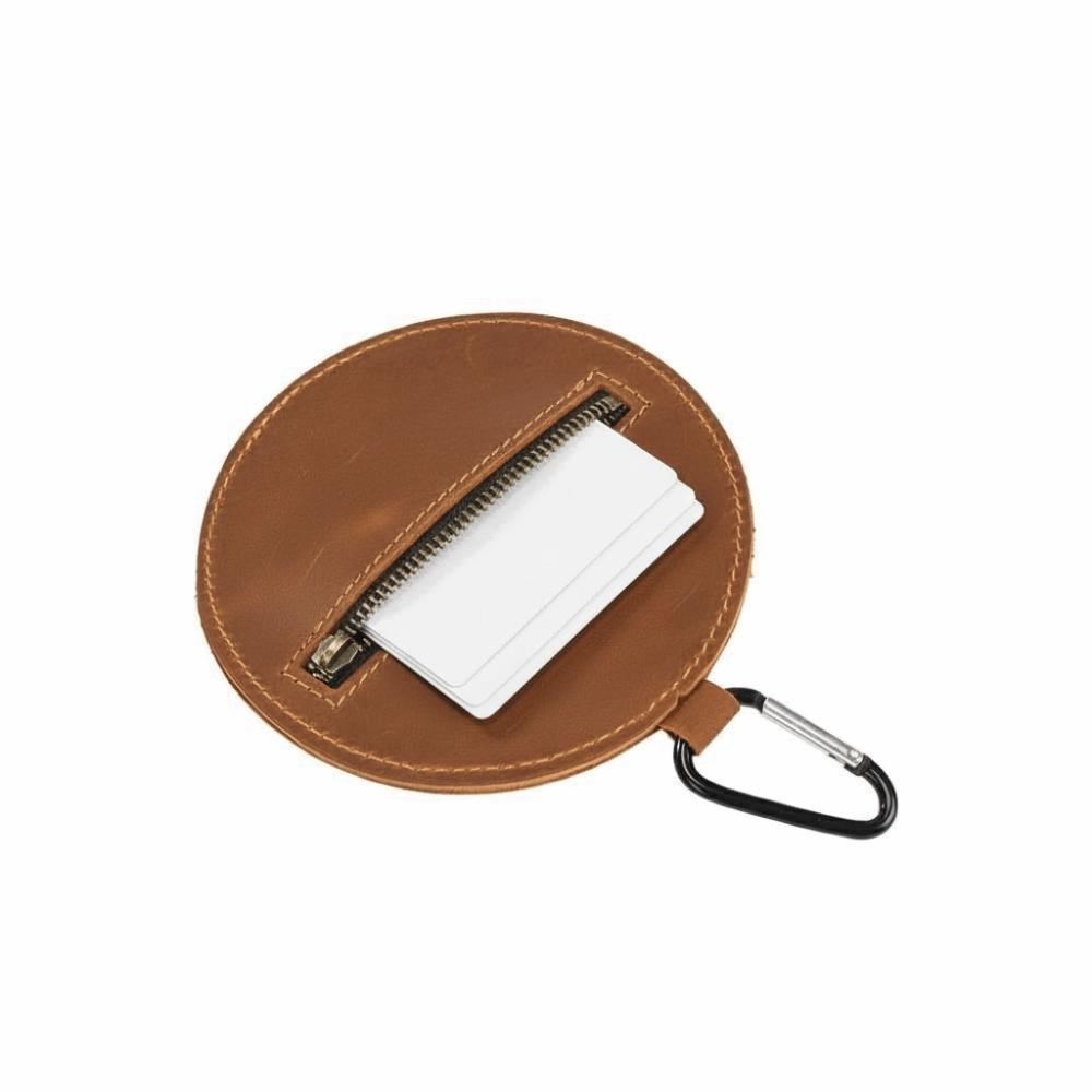 Polyester Fischerhut Anhänger Beutel Leder Einfarbige Cowboykappe Hängende Tasche Spritzwassergeschützt Anti-Verlust