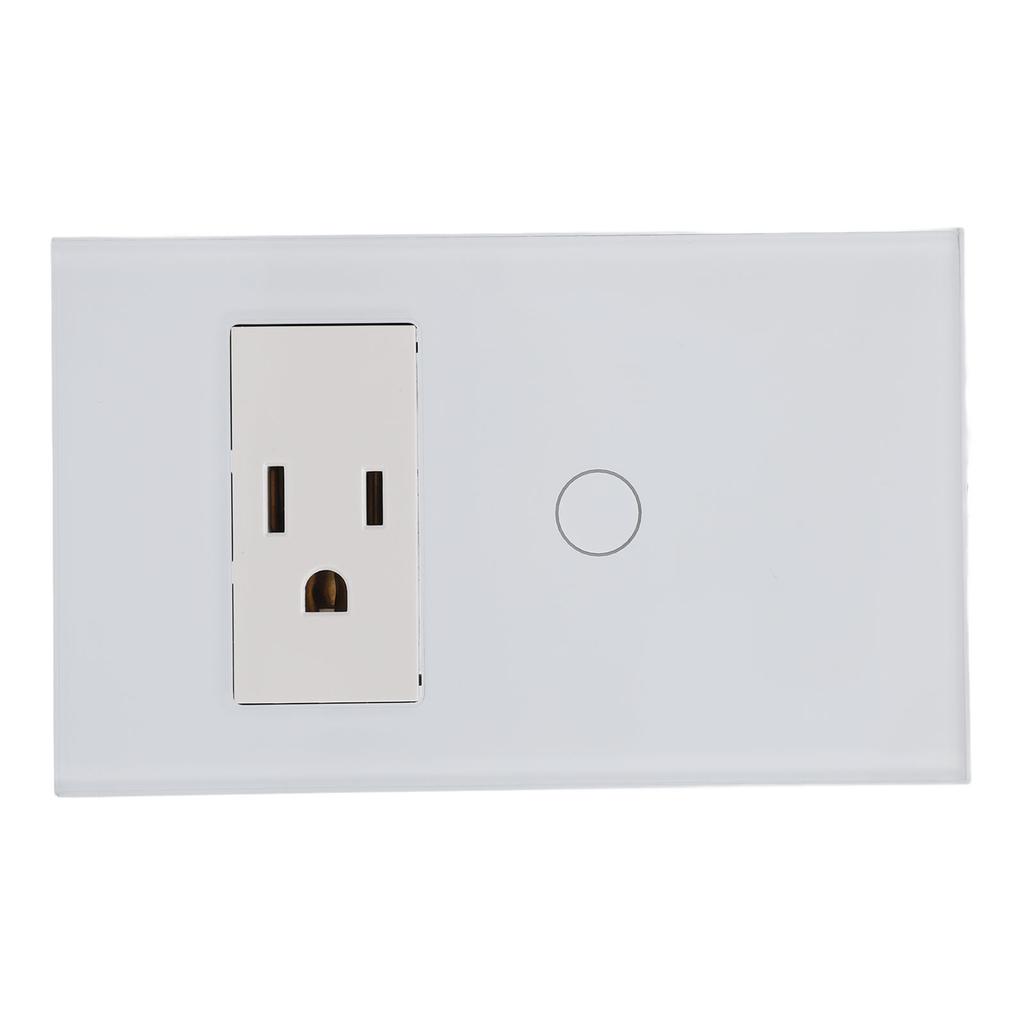 Smart Switch WiFi Phone Remote Fire Zero Control with   3 Holes Socket Touch Light Switch for Home