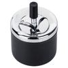 Steel Ashtray Closed Odorless Ashtray Rotary Button