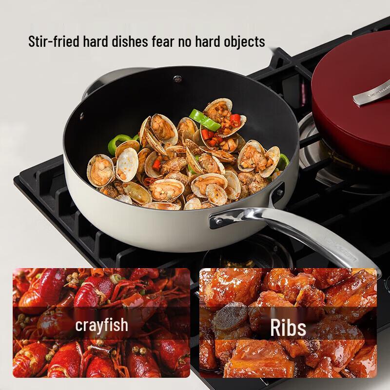 Velosan Ceramic Glaze Non-Stick Baby Food Saucepan