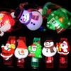 12Pcs Glowing Silicone Bracelets for Kids and Teens Christmas Wristbands Flashing Jewelry Birthday Party Accessories