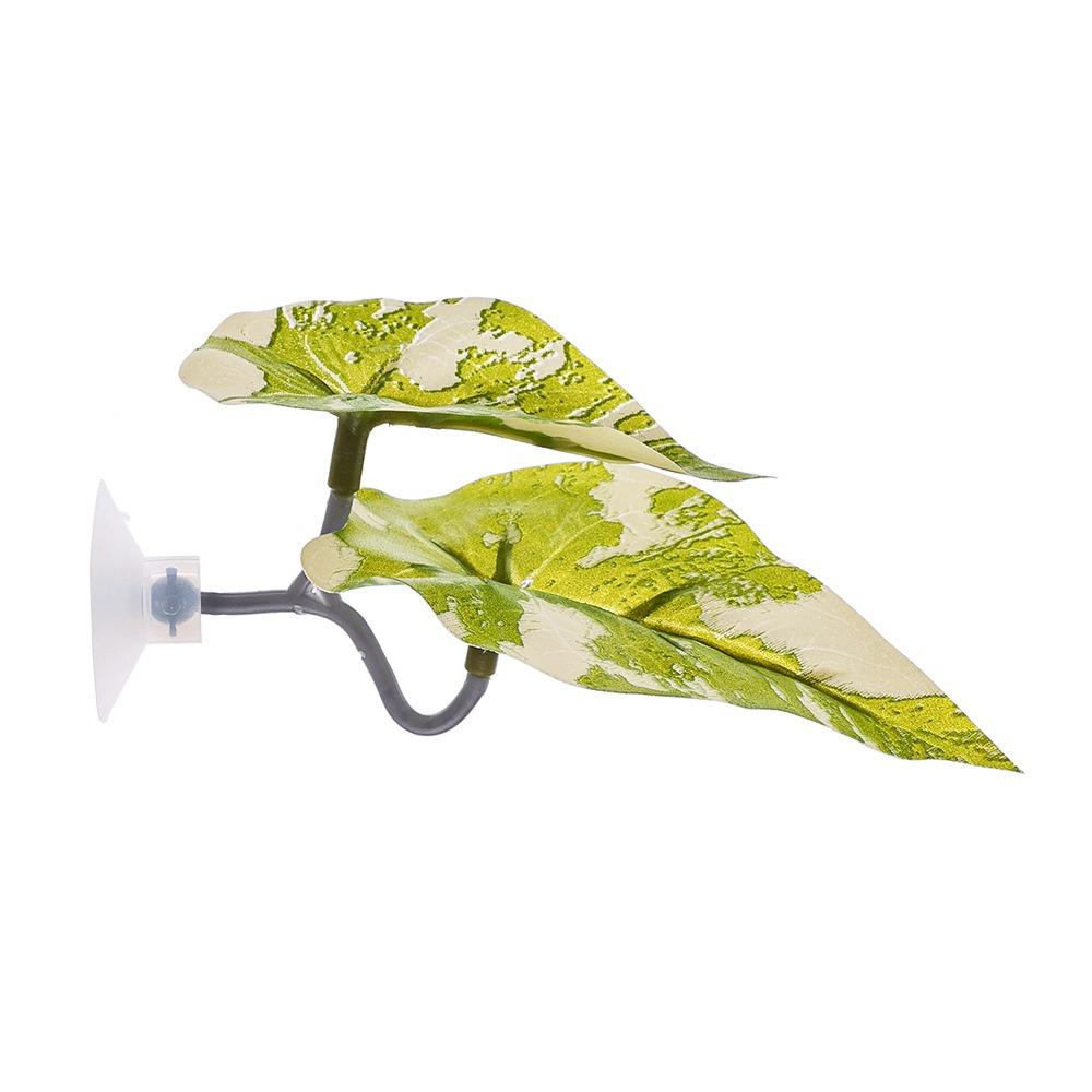 Plastic Betta Fish Rest Leaf Simulated Lotus Leaves/Artificial Leaf Suction Cup Fish Spawning Ornamental Plant