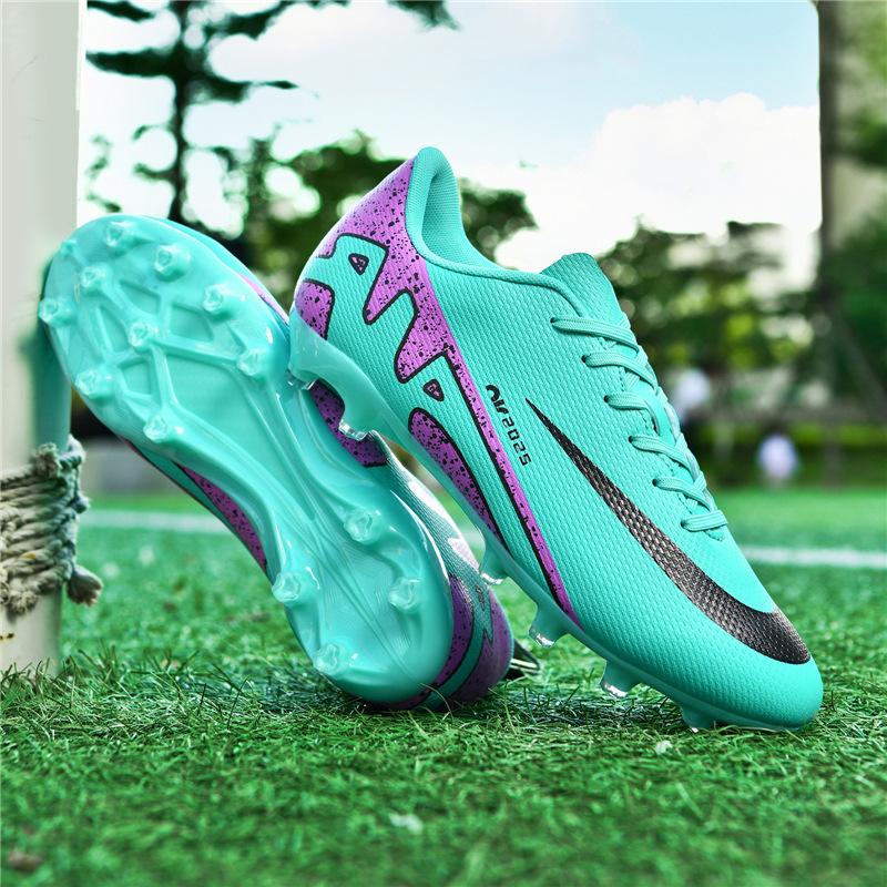 Manufacturer football shoes low-top football shoes AG long nails TF broken nails grass training shoes non-slip and wear-resistant
