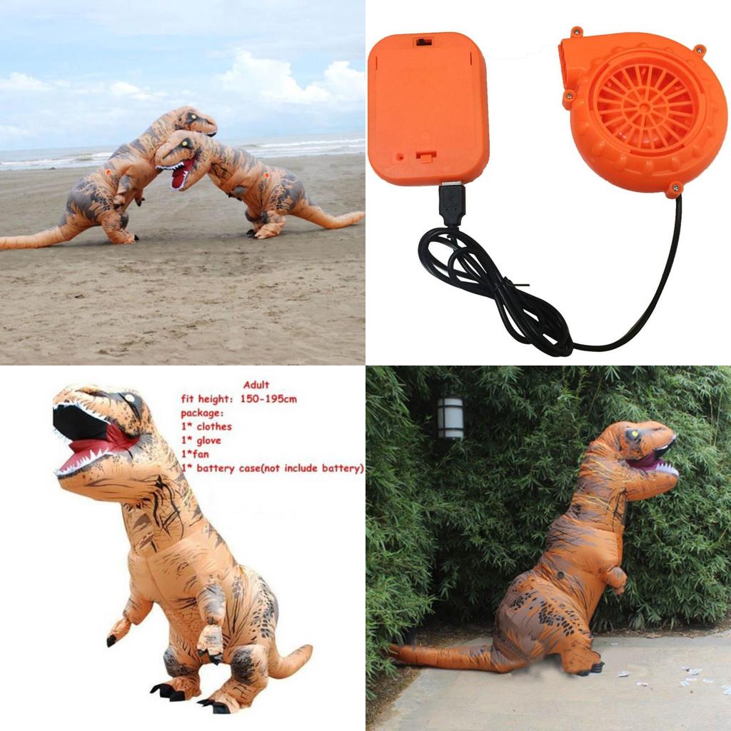 Wodoodporny Kostium Nadmuchiwanego Dinozaura T-rexa dla Dorosłych Idealny na Zabawne Wydarzenia Cosplay