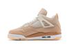 Women's Sneakers Nike Jordan 4 Retro Shimmer (Women's) Shimmer/Bronze Eclipse-Orange Quartz-Metallic Silver