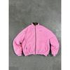 Unisex Oversized Hooded Zip-Up Sweatshirt With 3D Print Streetwear Style Loose Fit Double-Sided Wear