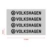 New Fashion Car Door Handle Stickers Tire Rear View Mirror Decals For Volkswagen VW GTI Rline R Polo Golf MK8 Passat Magota