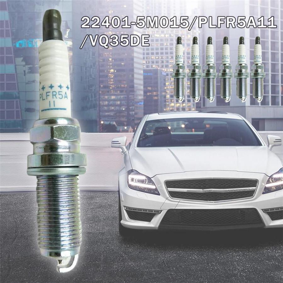 NEW 6PCS NGK Laser Platinum Spark Plugs For Nissan 22401-5M015 PLFR5A11 VQ35DE