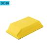 4" 100mm Self-Adhesive PU Foam Hand Grinding Disc for Manual Sanding and Polishing, Yellow 