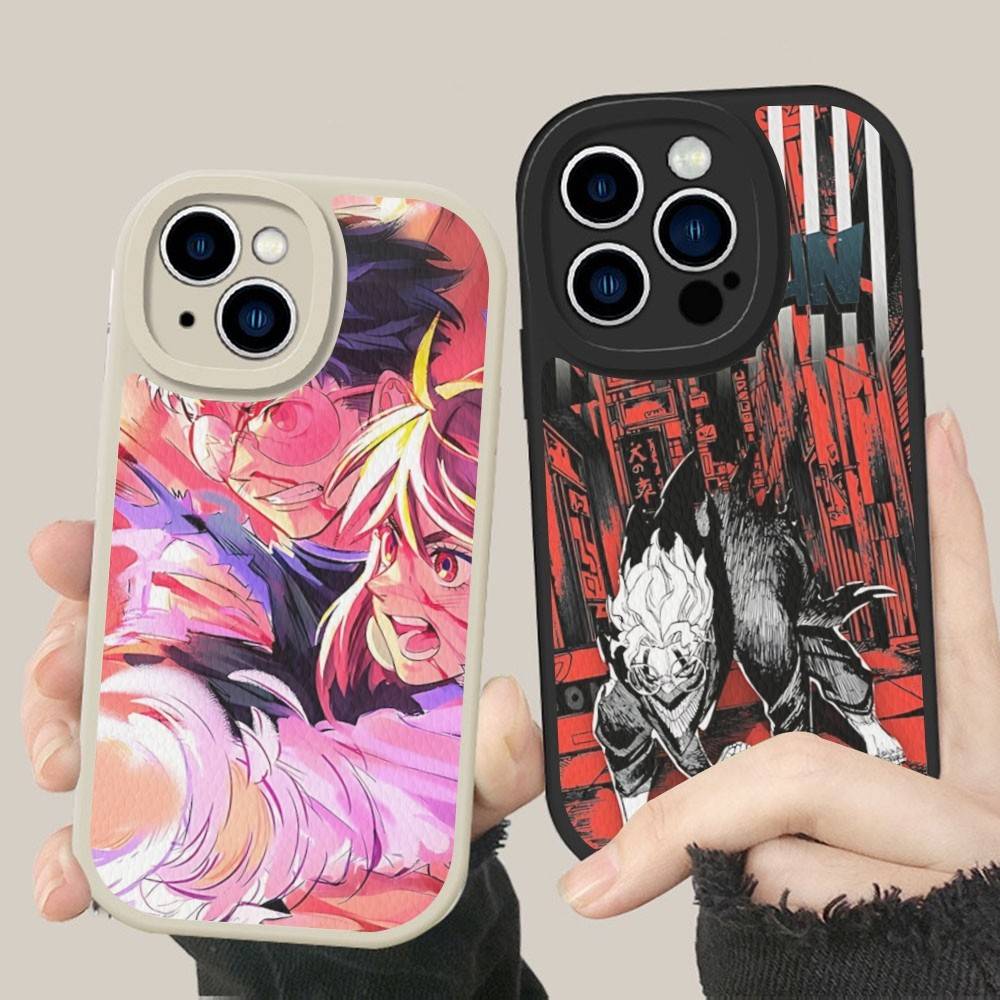 Hot Blooded Fantasy D-DandadanS Anime Phone Case For IPhone 16 15 14 13 12 11 Pro Max Plus Leather Soft Cover