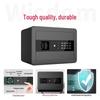 Deli 25cm Electronic Password Home/Office Safe (Matte Black)
