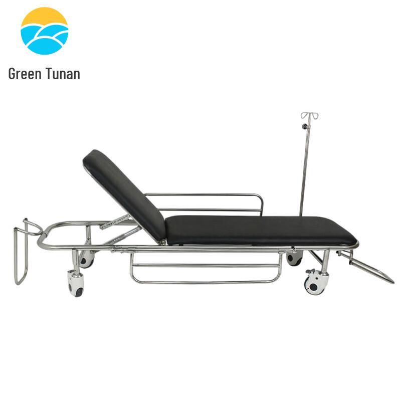 Stainless Steel Emergency Stretcher Cart
