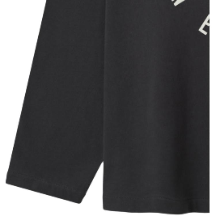 Fear of God Essentials NBA x Barkley Hendricks Long Sleeve V-Neck Tee Faded Black Unisex Tops 125BH264701F