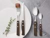 TRAMONTINA Wooden Tableware Natural Made In Traditional 24-Piece Set, Lightweight, Wood, Brazil, Design, 22299/050