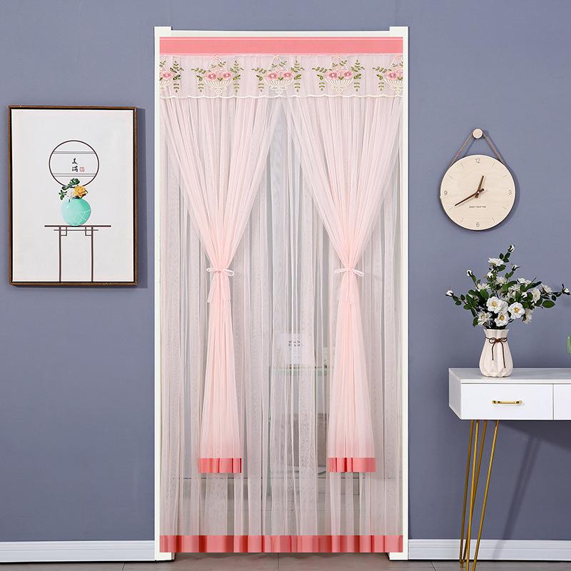 No-punch Anti-mosquito Door Mesh Curtain Summer Mosquito Proof Door Curtain Self-adhesive Mosquito Proof Net Bug Screen No Punching Door Curtain