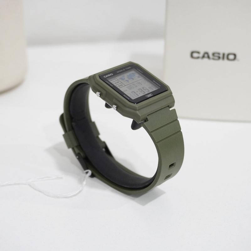 Casio Orologio da polso da uomo al quarzo con allarme, resistente all'acqua, in resina LF-30W-3A