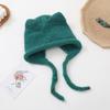 Fashion Ear Ear Protector Knitted Hat Women's Autumn and Winter Mohair Warm Ski Hat Student Hat