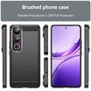 Pentru vivo V50 Lite 5G/4G Husă Husă Protectoare Telefon Textură Fibră de Carbon Periat