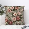 Floral Rose Pattern Pillow Case Sofa Decorative Home Double-sided Print Plush Square Throw Pillow Covers Cushion Decor Cover