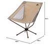 LOGOS Tradcanvas Wide Bucket Chair 73173125, Outdoor Folding Camping Chair, Wide