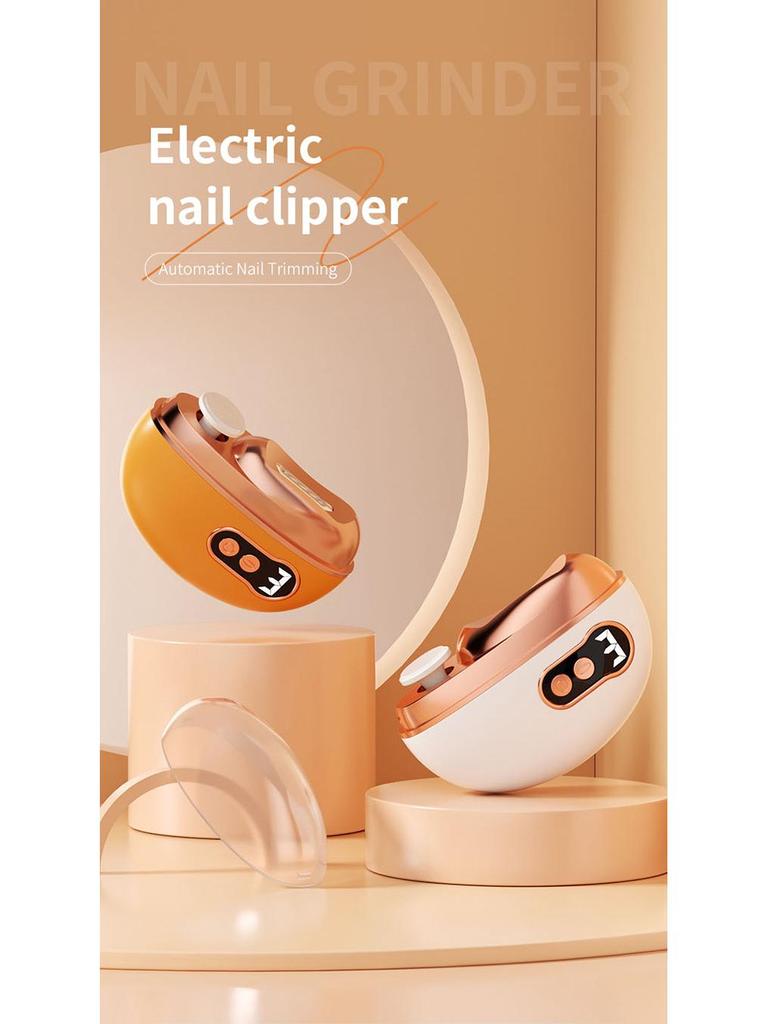 Portable Wireless Electric Nail Clipper and Polisher for Children - Automatic Grinding and Cutting
