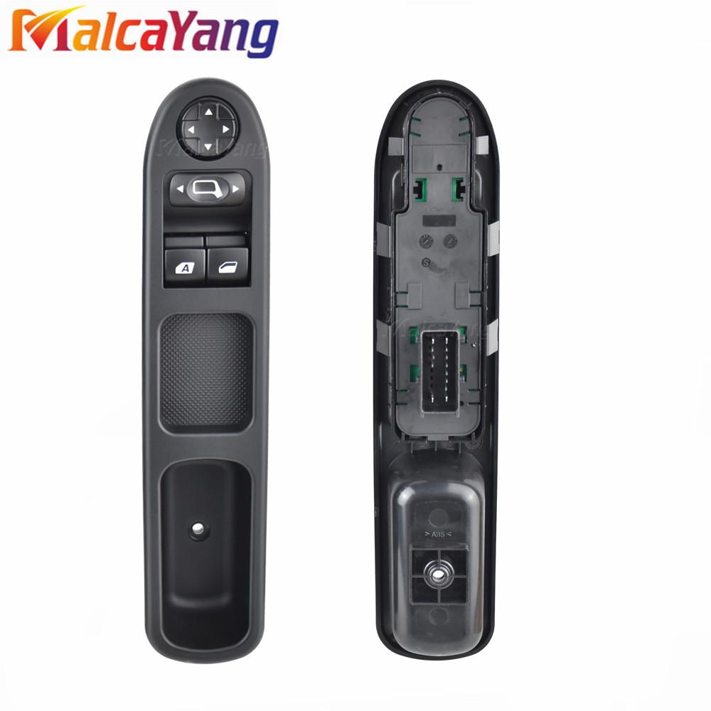 For Peugeot 307 Window Switch Left Front Car Switch Window Control Glass Frame Riser 6554.KT for Peugeot 307 SW 2000-2007 6554KT 6554.QC