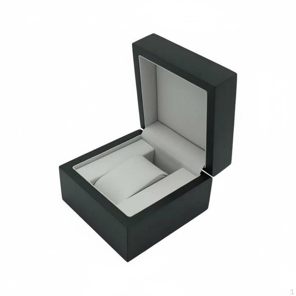 High Gloss Watch Gift Box Elegant Design Single Presentable Personal Accessory Storage for
