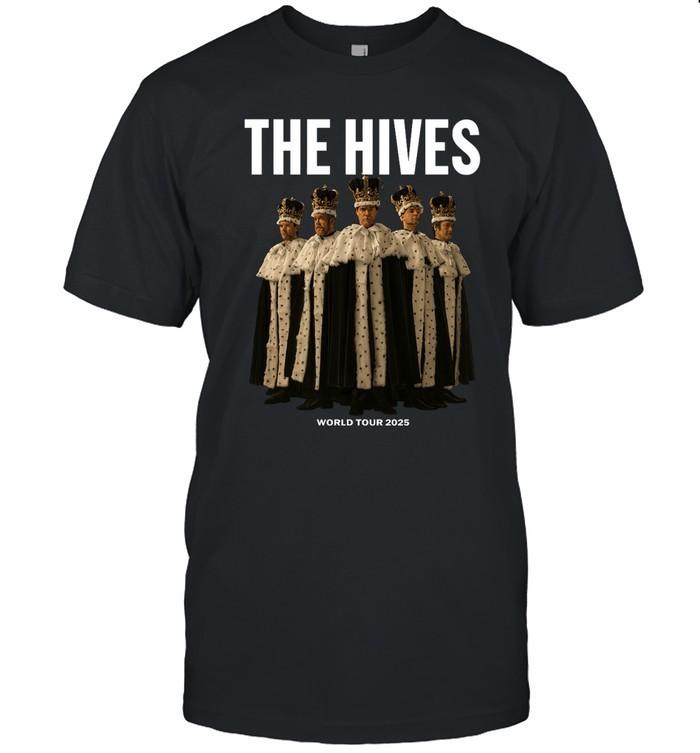 The Hives North American 2025 Tour Black S-5XL Shirt OM521 Unisex T-Shirt L