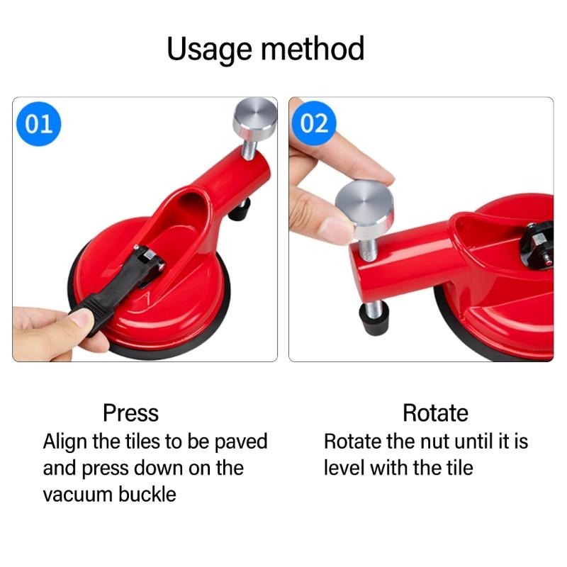 Fliesen Nivellierwerkzeug Saugheber Spanner für Präzise Ausrichtung und Effiziente Installation bei Hausrenovierungen Marmor