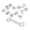 10PCS Fast Lock Football Shoe Studs 11mm/13mm/15mm Football Boot Spikes  Athletic Sneakers