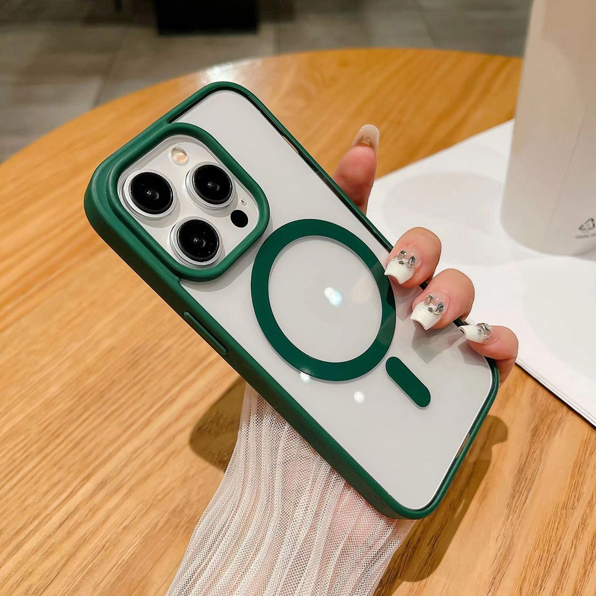 

Силиконовый матовый магнитный чехол для телефона для iPhone 16 Pro Max Funda iPhone 11 13 14 15 Plus 12 15pro 13pro 16promax Magsafing Cover For iPhone16 Pro Max