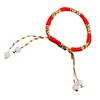 Women Braided Bracelet Adjustable Lucky Woven Rope Bead Handmade Knitted Ethnic Style Hand Chain for Wristband