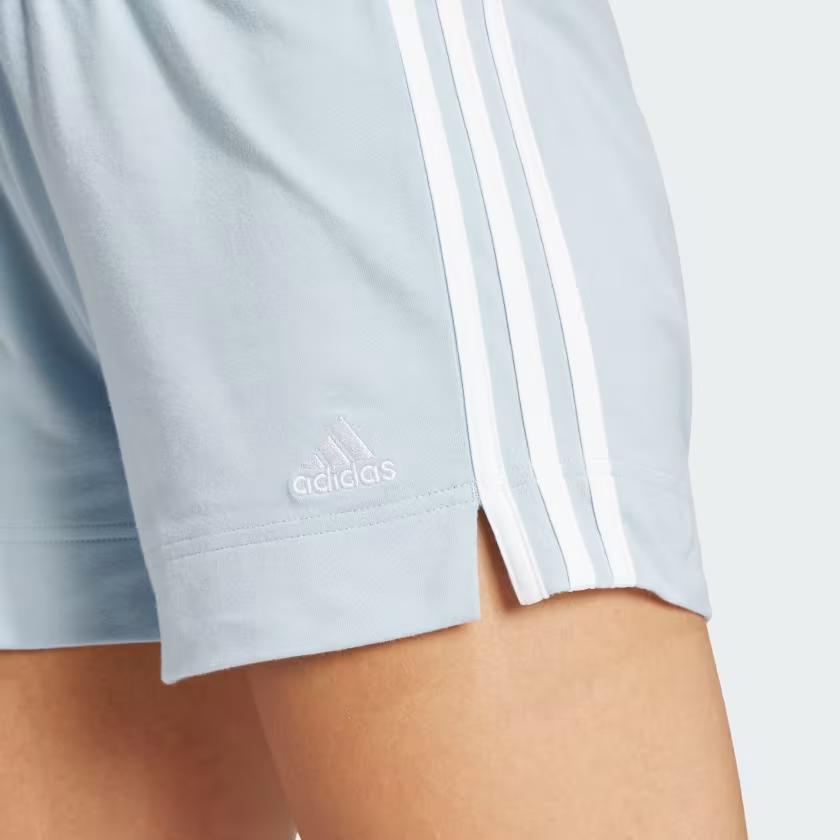 adidas Essentials Slim 3 Stripes Shorts Casual Shorts Women's Blue IR7460